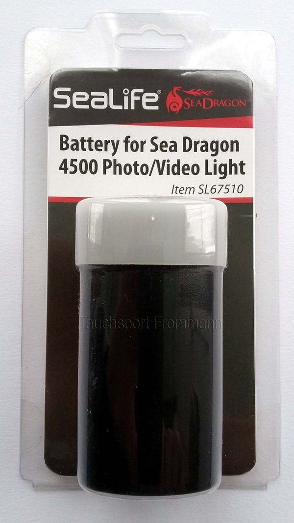SeaLife Sea Dragon UW-Lampe 5000 + 4500 Ersatz-Akku